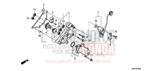 REDUCTION GEAR NC750XDG de 2016